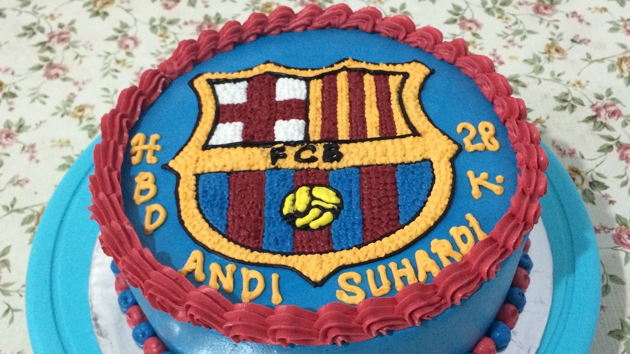 Barcelona Barca Fcb Cake How to Make