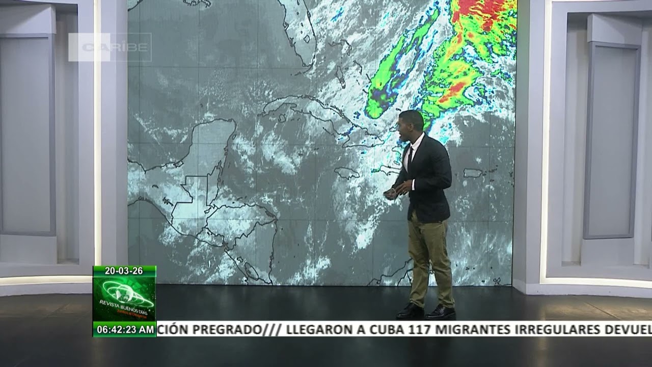 El tiempo en Cuba: algunas lluvias en la mitad oriental