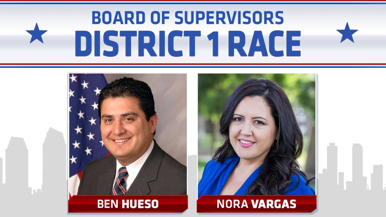 San Diego County Supervisors District 1 race: Nora Vargas v. Ben Hueso