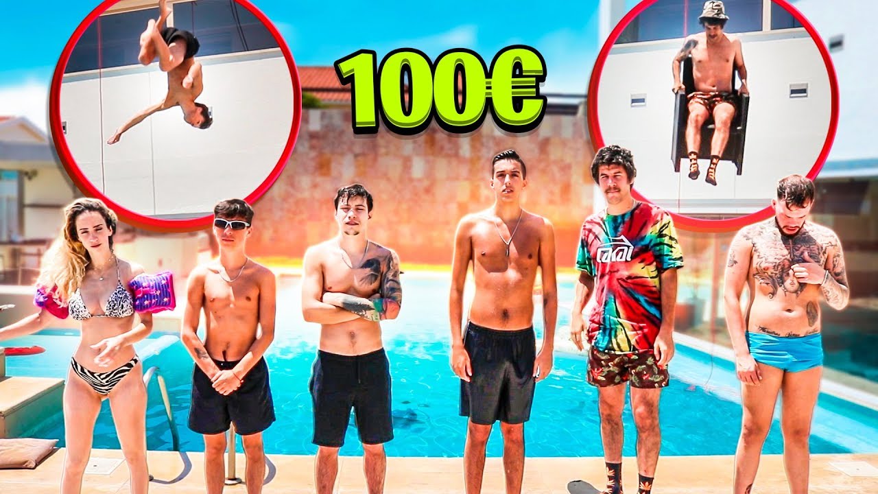 O MELHOR SALTO PARA A PISCINA GANHA 100€ | Torres
