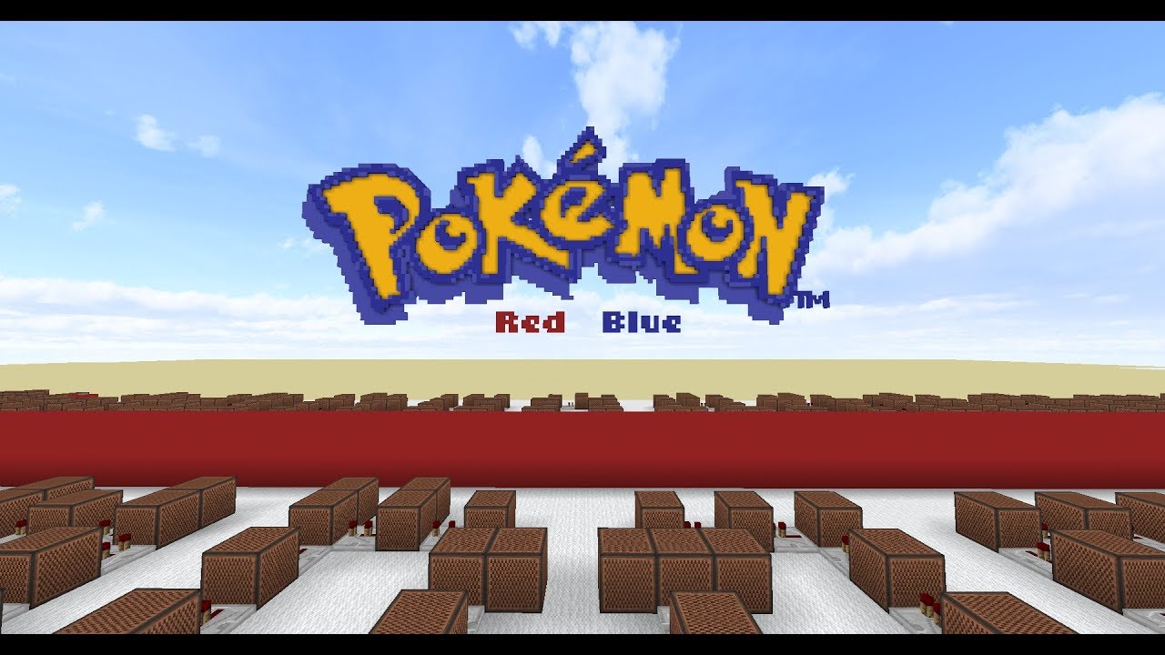 Pokémon RBY - Battle! (Gym Leader Battle) [Minecraft Noteblocks]