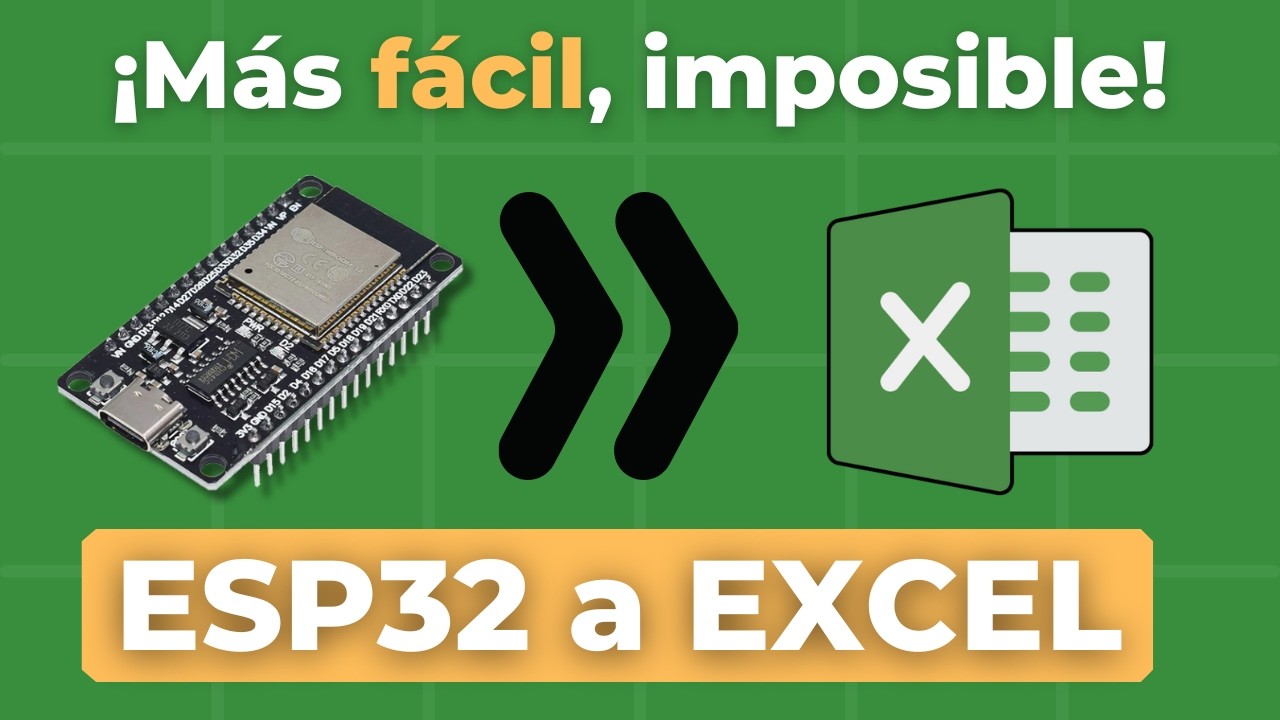 Cómo conectar un ESP32 a EXCEL para MONITOREAR SENSORES!