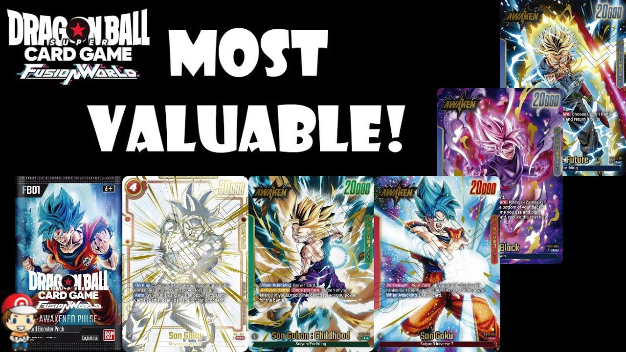 The Most Valuable Cards from Awakened Pulse! Dragon Ball Super Fusion World! Best Pulls!