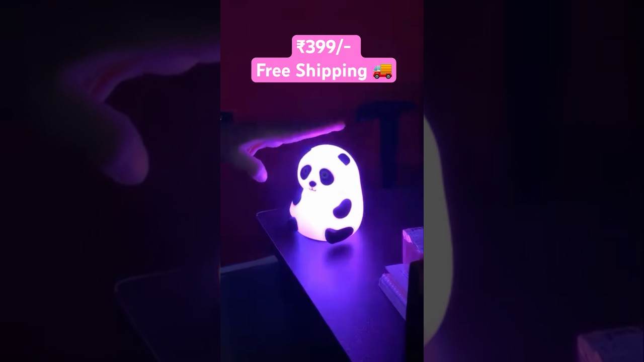 Cute Soft Silicon Panda Lamb Rechargble Types 1200mAh Battery 