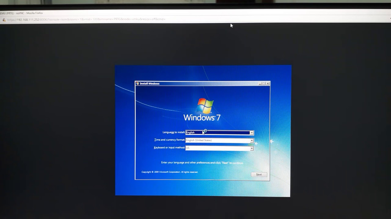 Cara Install/Create VM Windows 7 di Proxmox