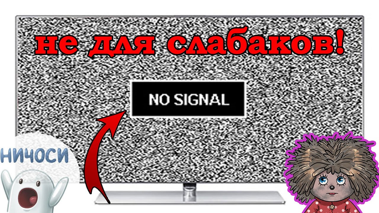 No signal / Нет сигнала на мониторе.
