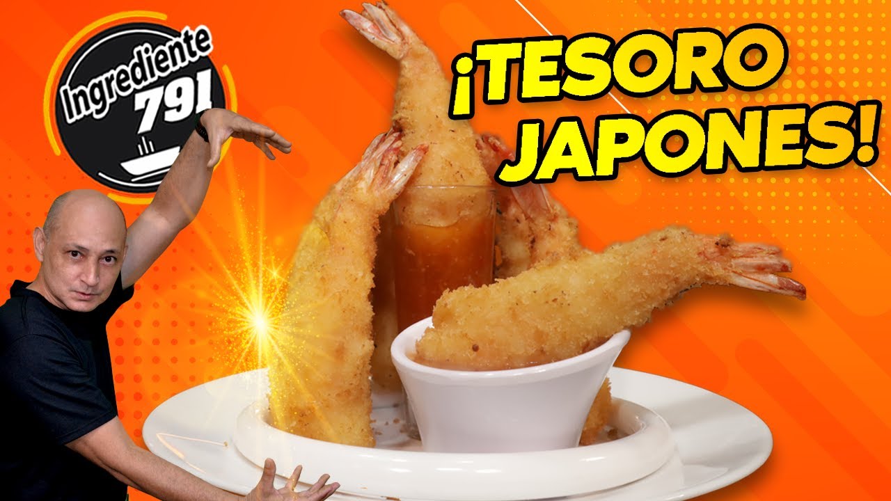 🈸 ¡Esta RECETA de Kushiyage de CAMARÓN 🦐 está CRUJIENTE y CREMOSA! 🇯🇵