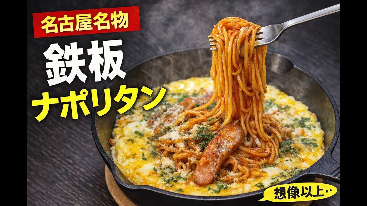[名古屋名物]鉄板ナポリタンが想像以上に旨すぎた。