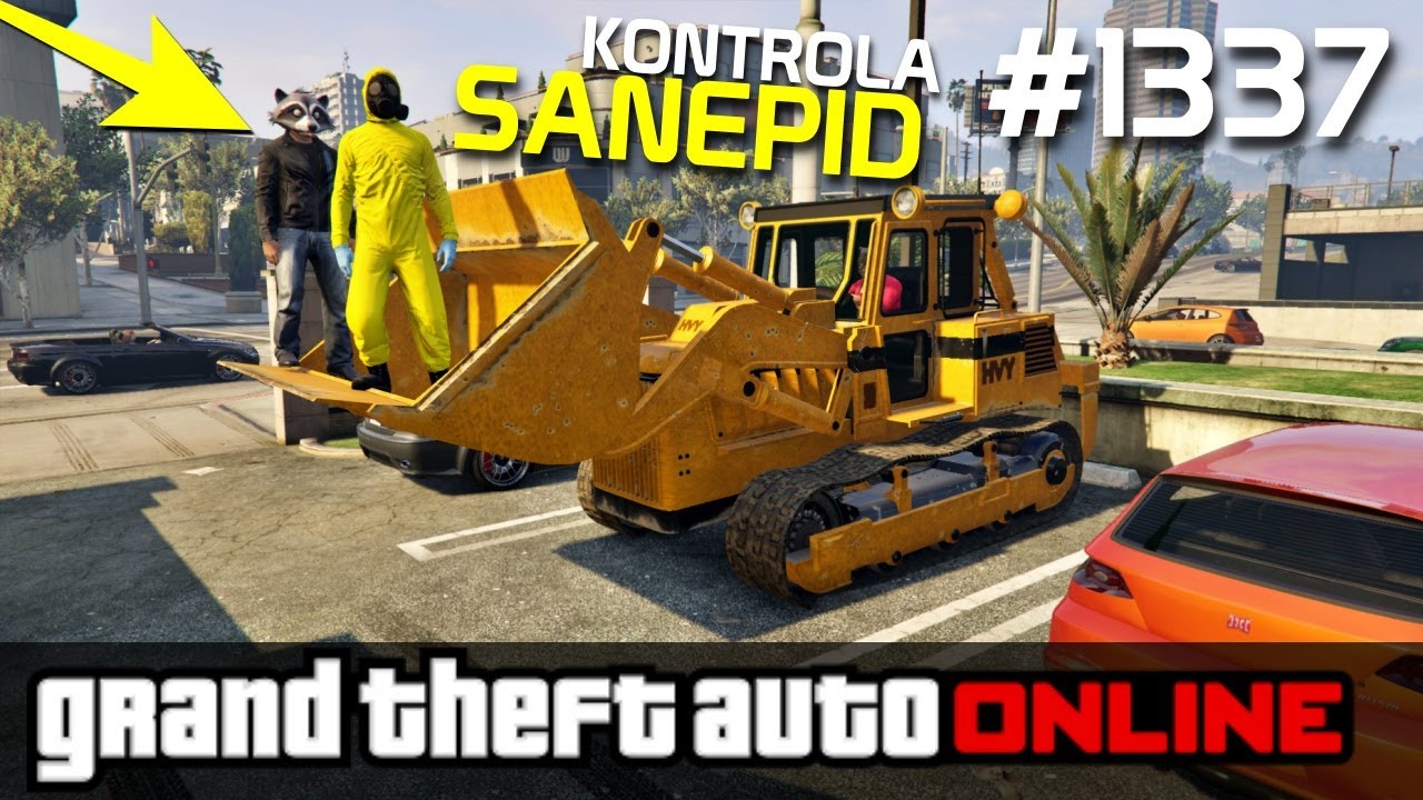 GTA 5 PC Online Po Polsku [#1337] SANEPID - Kontrola i DEZYNFEKCJA /z Bertbert & Skie