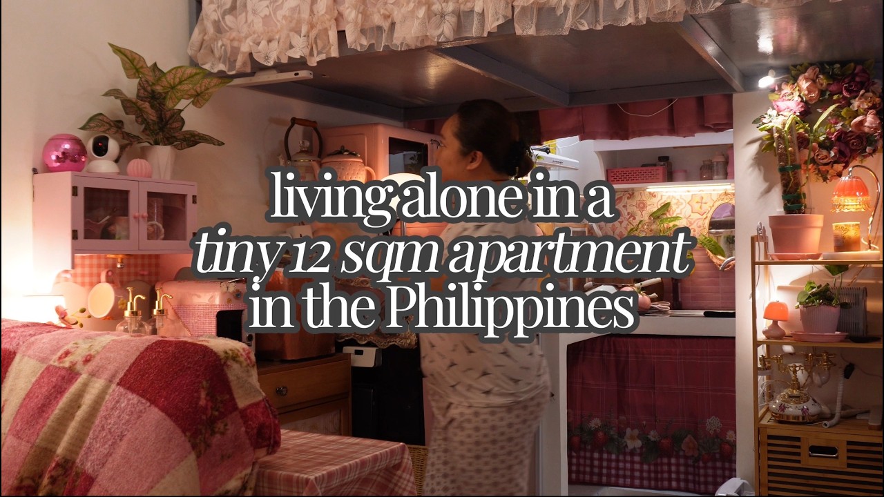 LIVING ALONE IN A TINY 12 sqm APARTMENT IN THE PHILIPPINES