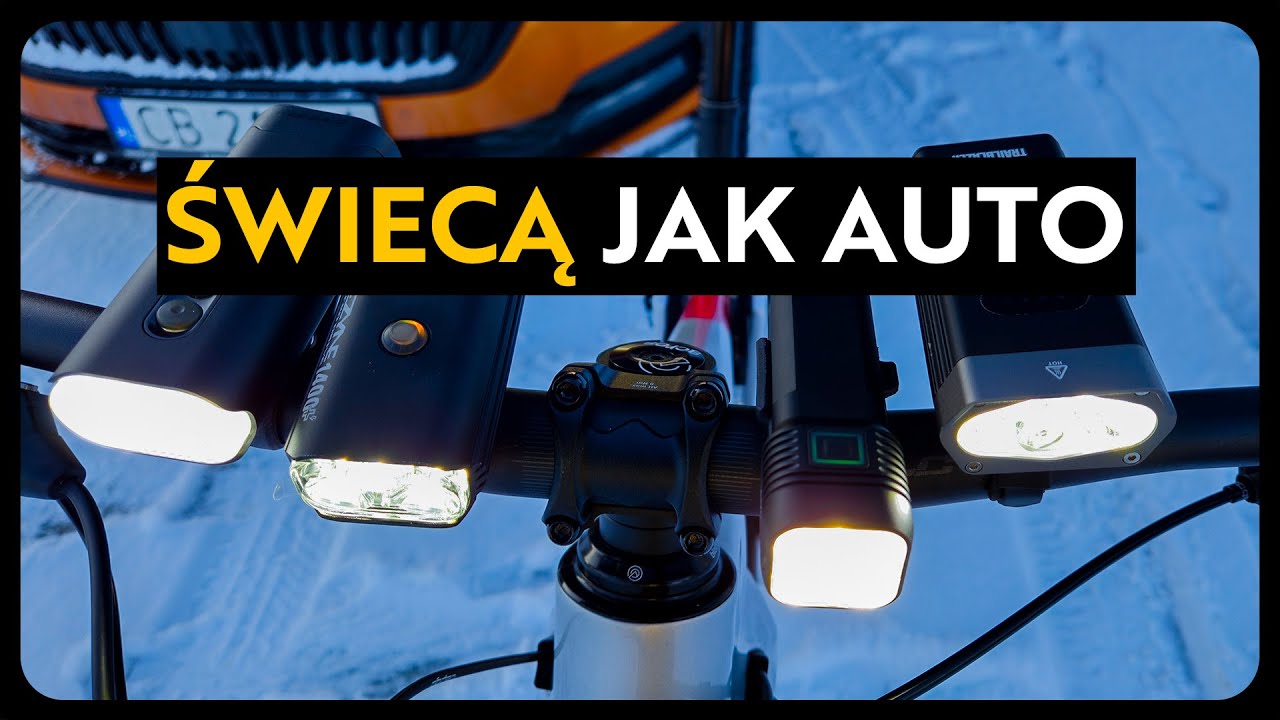 Sprawdzam czy LAMPKA ROWEROWA świeci mocniej niż AUTO