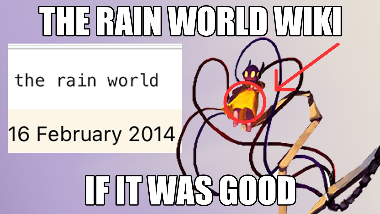 Rain World || Reading REALLY Old Wiki Articles