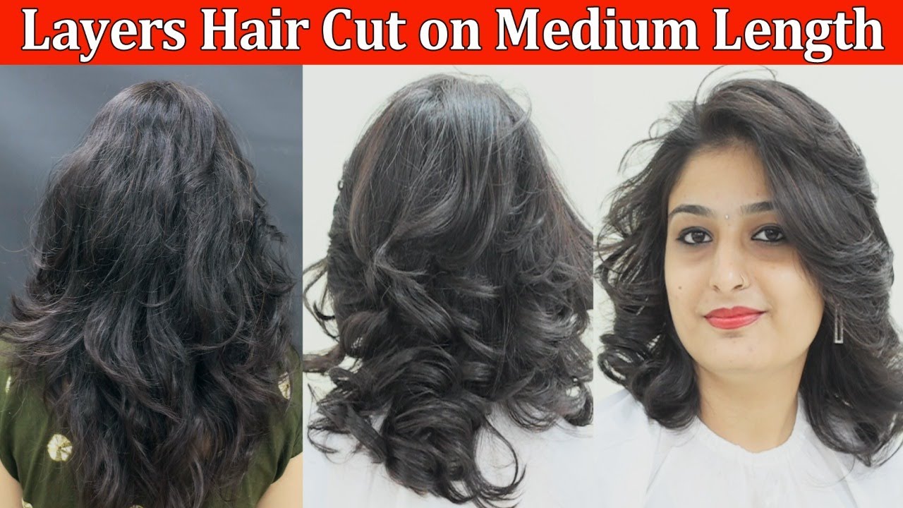 Layers Hair Cut on Medium Length hair by Jas Sir from Mumbai Sam and Jas Hair Academy Versova