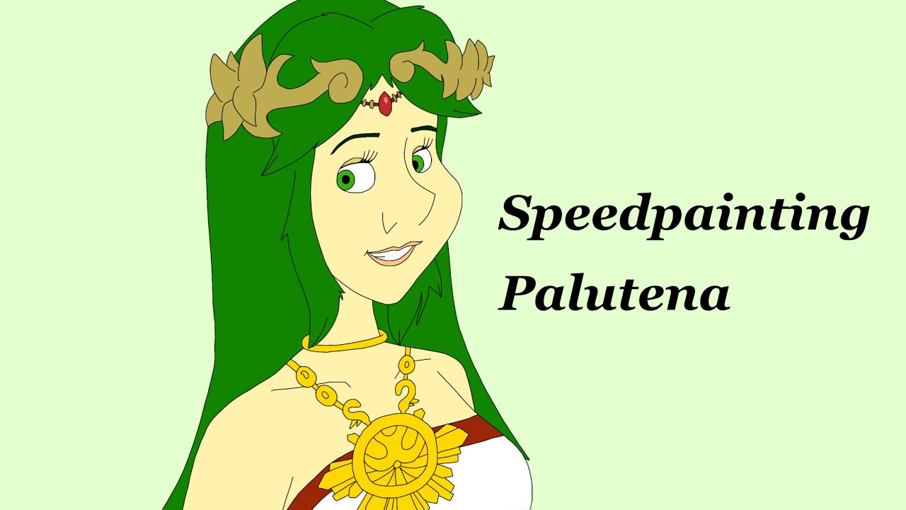 Palutena (Kid Icarus) Speedpaint