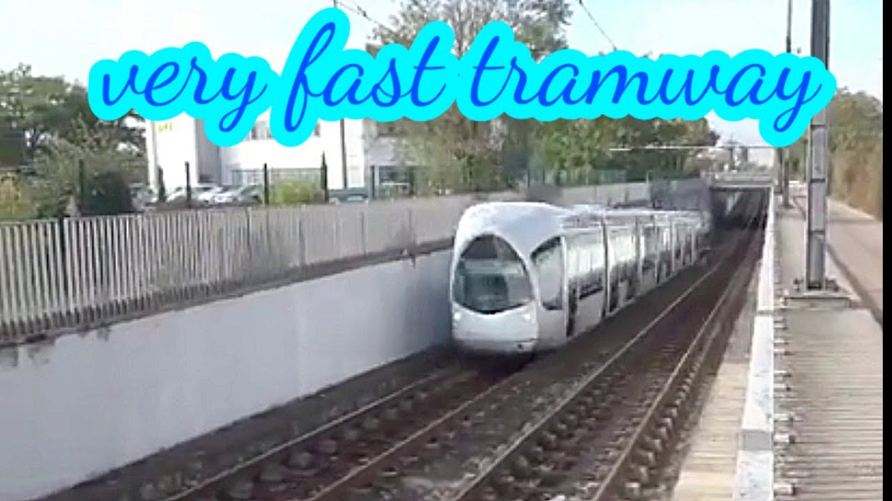 france  very  fast  tramway [ très rapide]#非常快的缆车 ( TCL group in france ) 2020/10/09