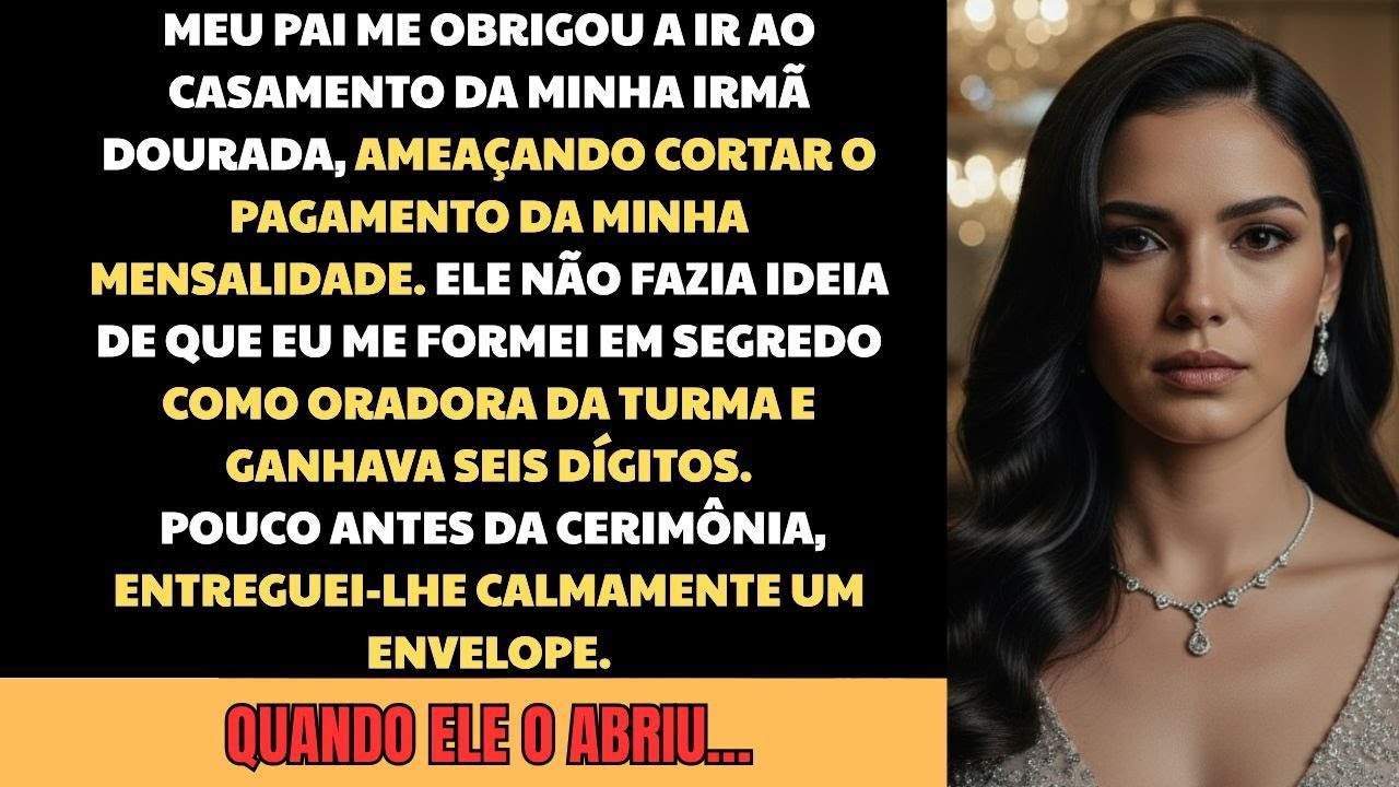 Meu pai me obrigou a ir ao casamento da filha favorita — então eu virei o jogo