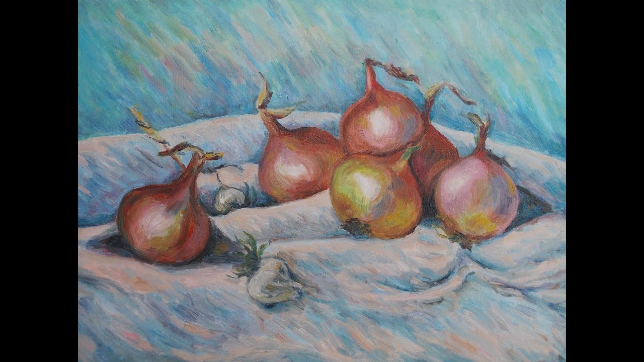 Paint Onions by Renoir Step by Step in Oil Colors: How to Paint like the Impressionists