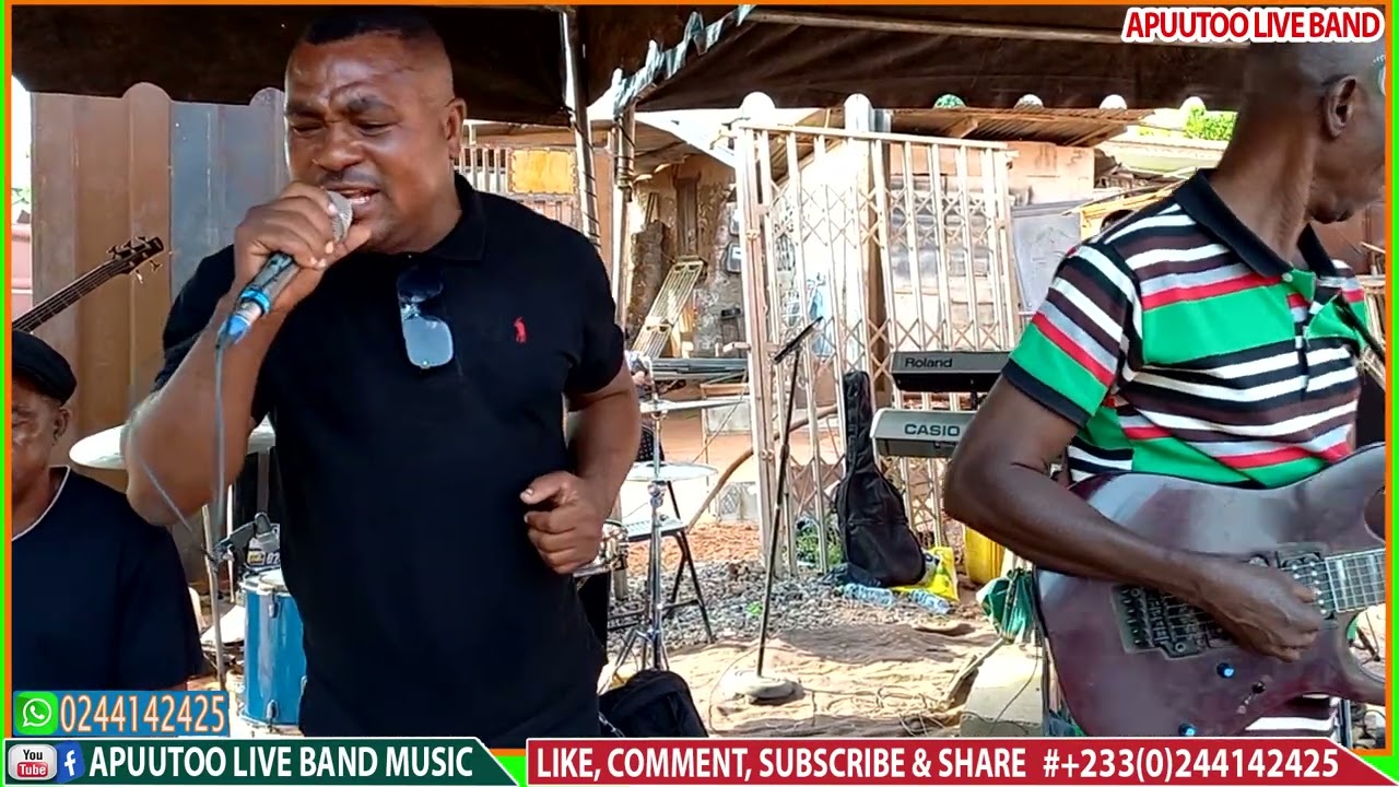 Kofi Anokye of Agyeman Brothers Band Performs real Adadamu with Konadu's band #kofianokye