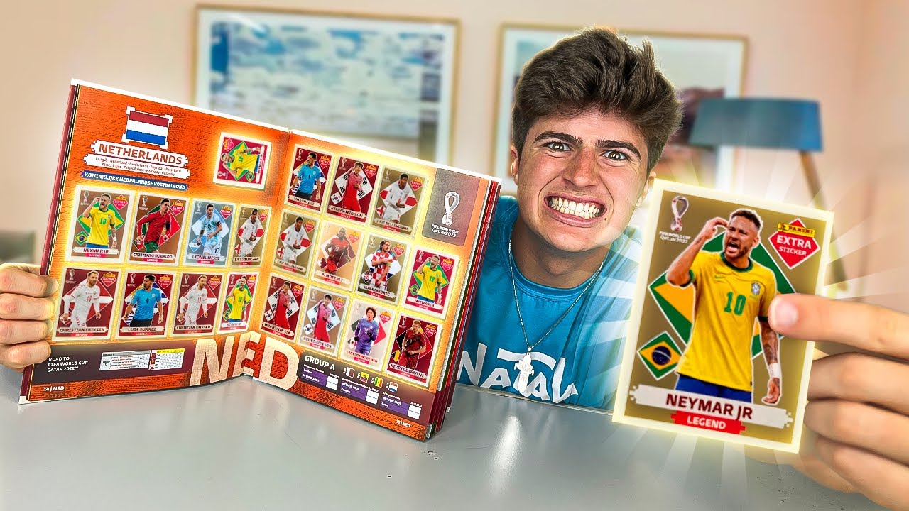 COMPLETEI O &Aacute;LBUM DA COPA S&Oacute; COM FIGURINHAS LEND&Aacute;RIAS! (ft @enaldinho)