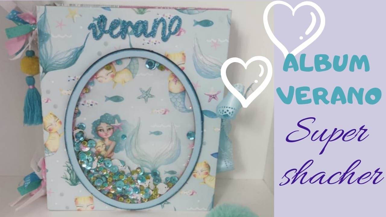 Álbum de verano con shaker super grande. Summer album with super large shaker