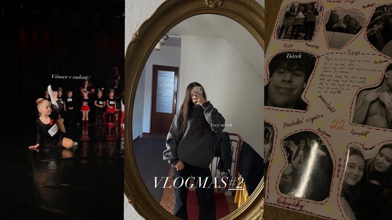 VLOGMAS#2 BRUSLENÍ,VÁNOCE V RADOSTI, ŠKOLA🎀
