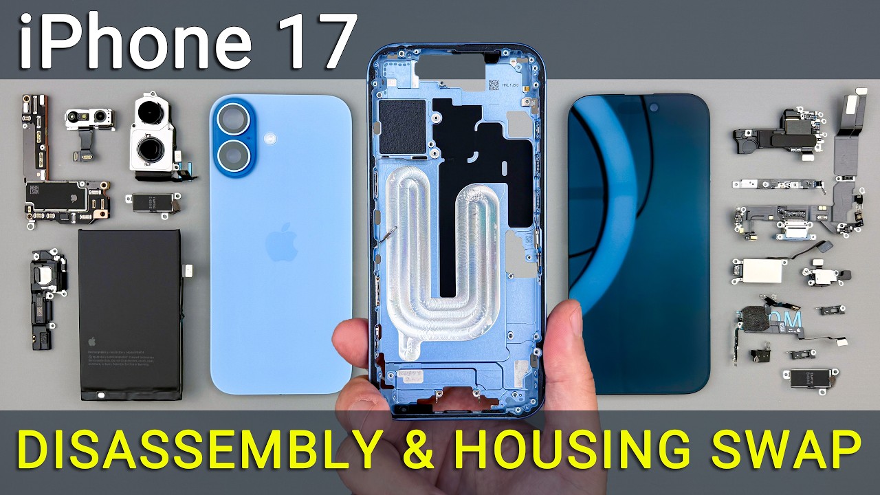 iPhone 17 Frame Replacement (Housing Swap) | Full Disassembly + Reassembly Guide