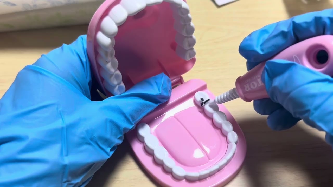 Asmr 🦷 dentista, obturando seu dente .