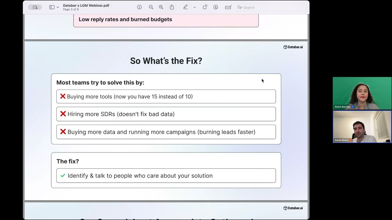 Build your Outbound on Real Intent Clean Data and Smart Messaging - Databar x La Growth Machine