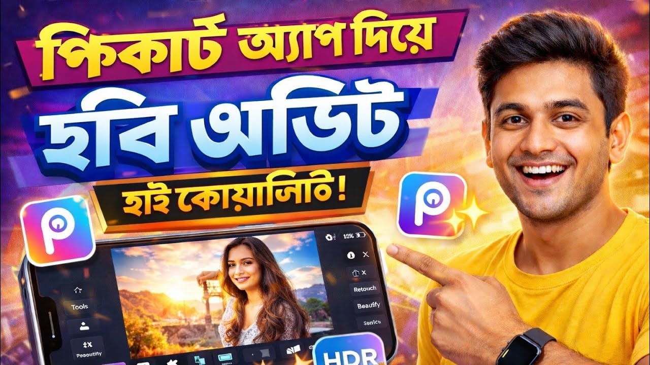 এভাবে ছবি এডিট করলে সবাই অবাক হবে! 😲 | PicsArt Editing Trick