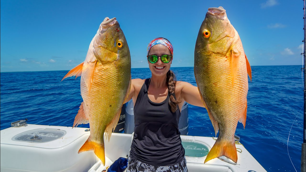NONSTOP BIG Fish Action! Snapper and Grouper Catch, Clean & COOK! Florida Keys Fishing