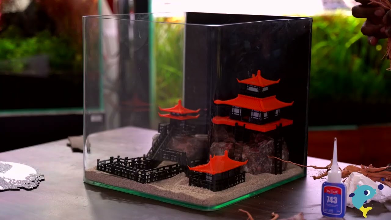 Aquascaping a Samurai Themed Tank.