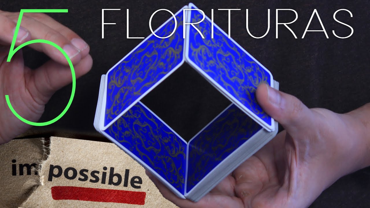 5 Florituras con Cartas para Hacer un Cuadrado (Ordenadas por Dificultad)
