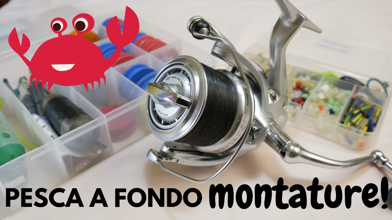 pesca a fondo in mare da riva,montature..