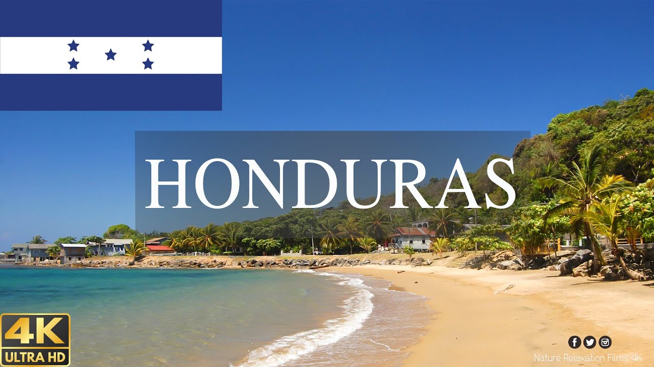 Beautiful HONDURAS 4K &bull; Peaceful Relaxation Film with HONDURAS Music, Instrumental Romantic