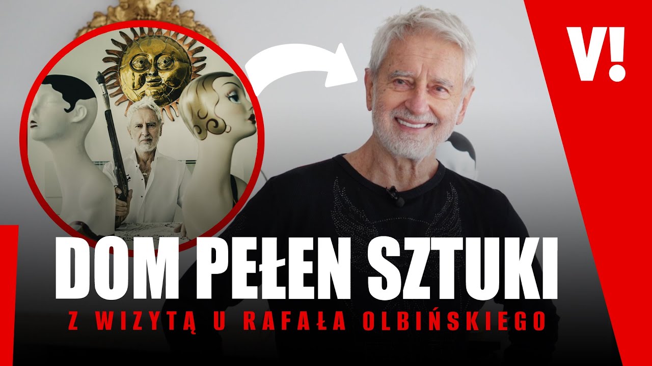 TAK MIESZKA RAFAŁ OLBIŃSKI: KOLEKCJA DZIEŁ SZTUKI I PRACOWNIA MALARSKA. ILE KOSZTUJĄ JEGO OBRAZY?