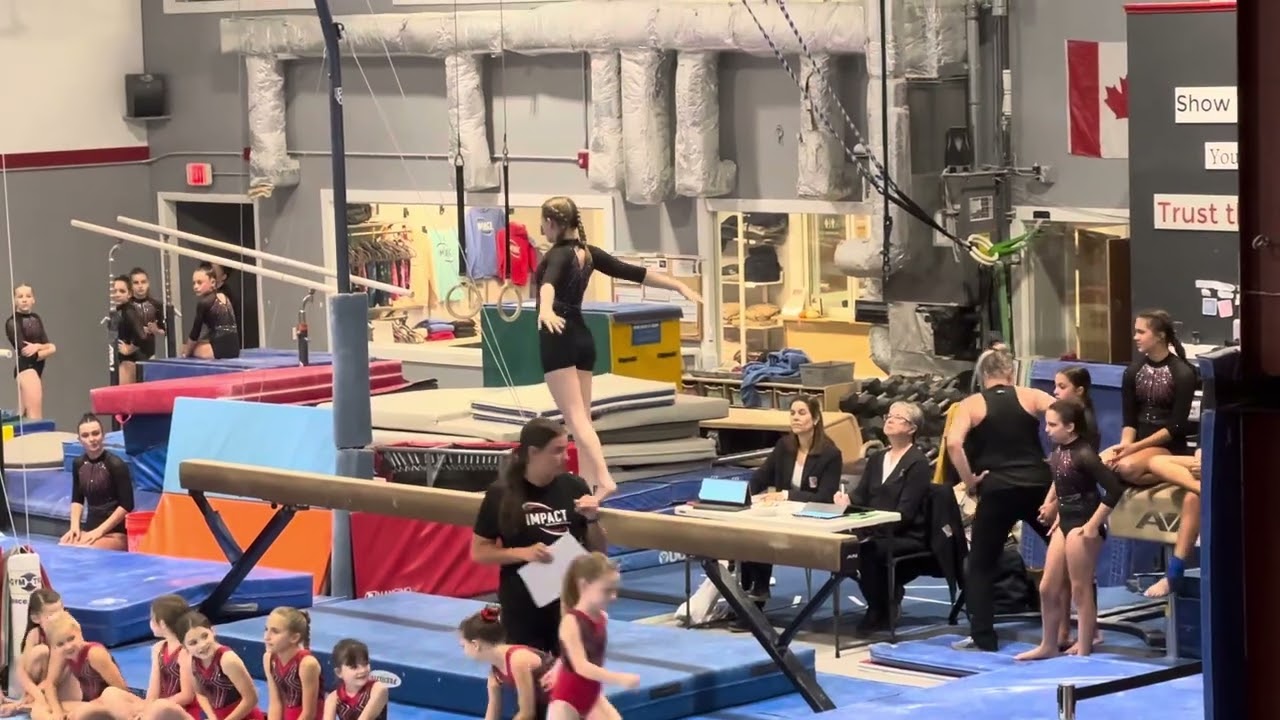 USAG XCEL Gold Beam Routine 2025 Mock Meet 