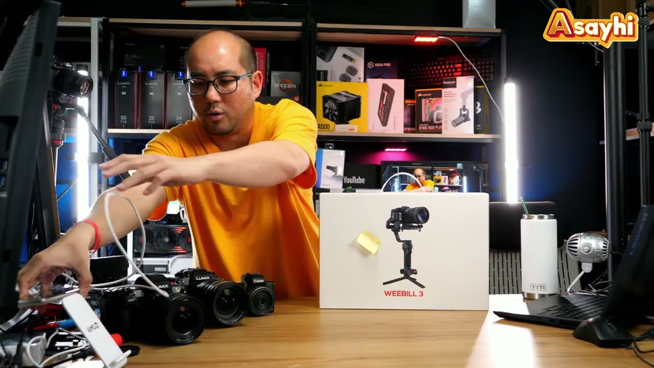 Asayhi Live Unbox : แกะกล่องไม้กันสั่น Zhiyun Weebill 3 ตัวใหม่ 2022 พูดคุย ลองไปพร้อมๆกัน