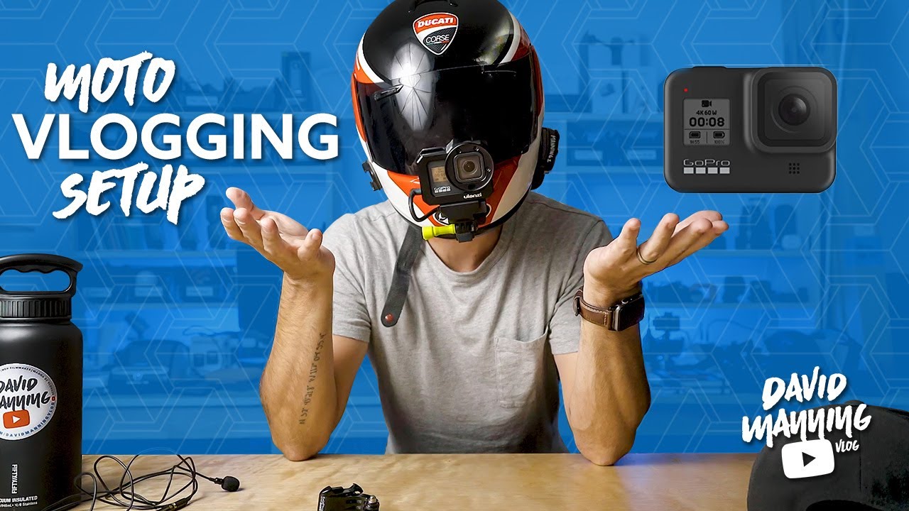 NEW MOTOVLOG SETUP - GoPro Hero 8 Black