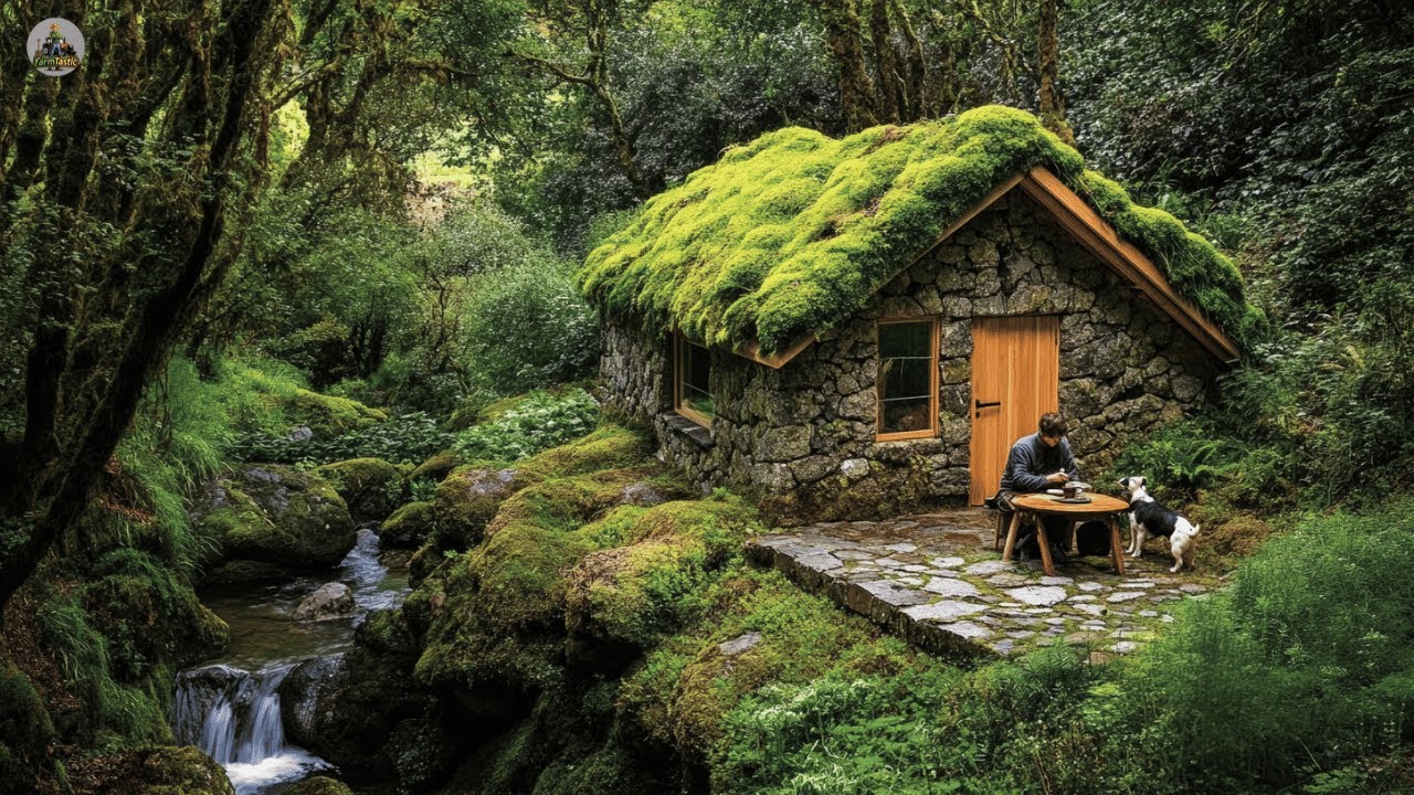 Pria Ini Membangun Rumah Batu Hangat di Hutan dan Bertahan Hidup 30 Hari! @Kenbushcraft