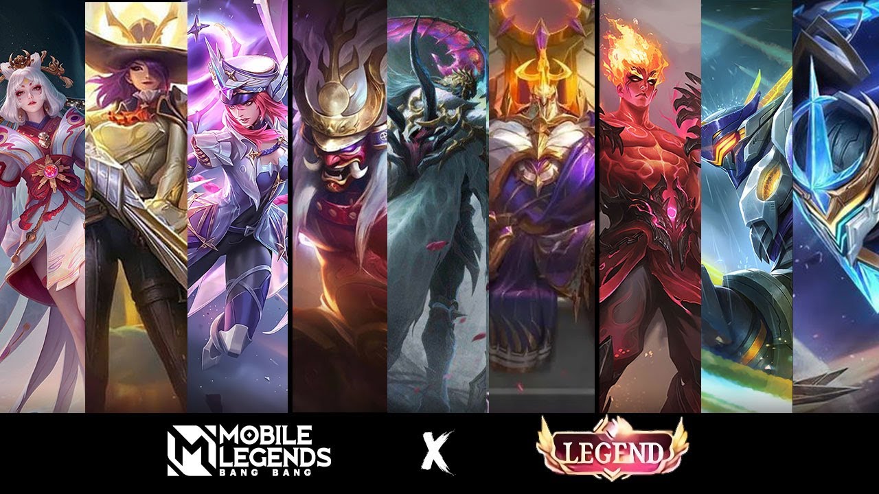 Все легендарные скины MLBB 2025: дорогие эффекты скинов | Mobile Legends