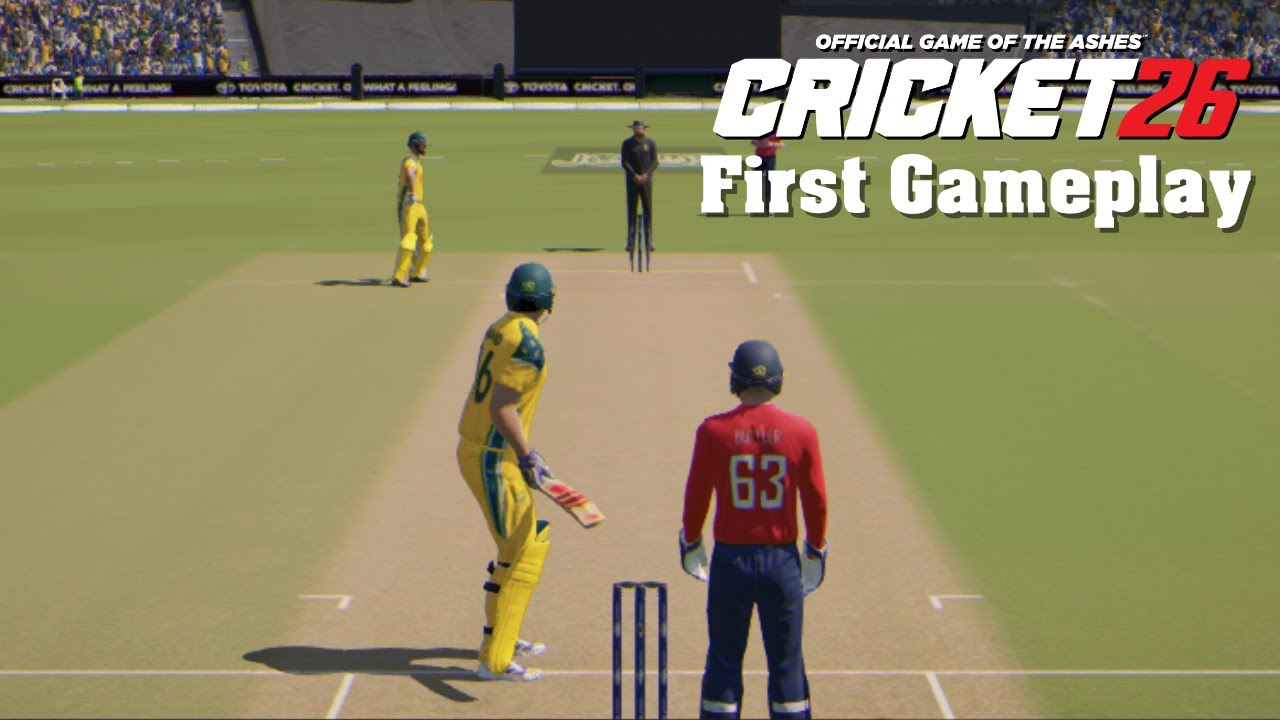 MY FIRST GAMEPLAY OF CRICKET 26 | Australia vs England