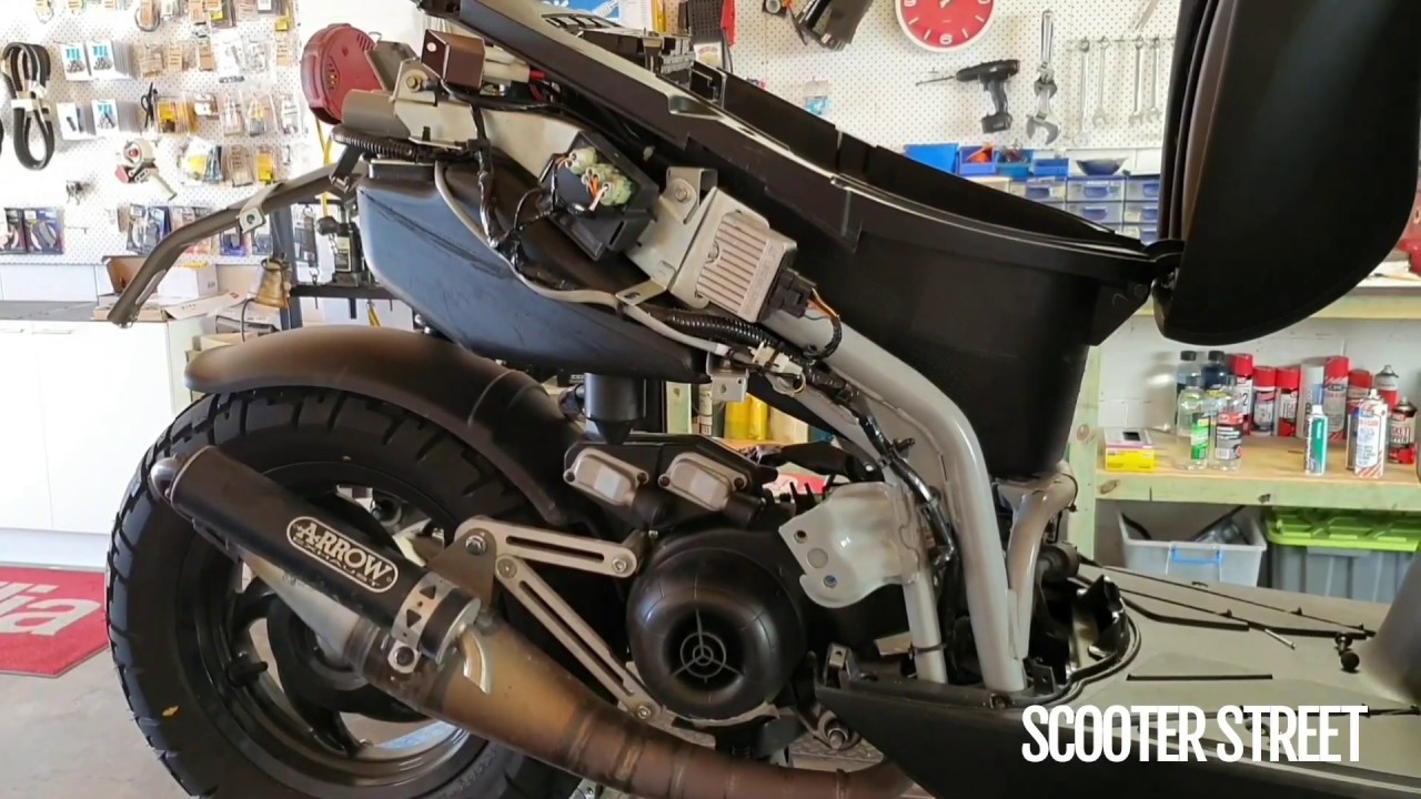 Piaggio Typhoon 50 Euro 4 Tuning — Как отключить систему