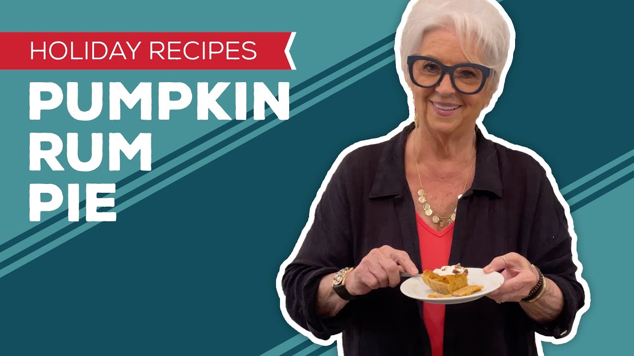 Holiday Cooking & Baking Recipes: Pumpkin Rum Pie Recipe | Thanksgiving Dessert Ideas