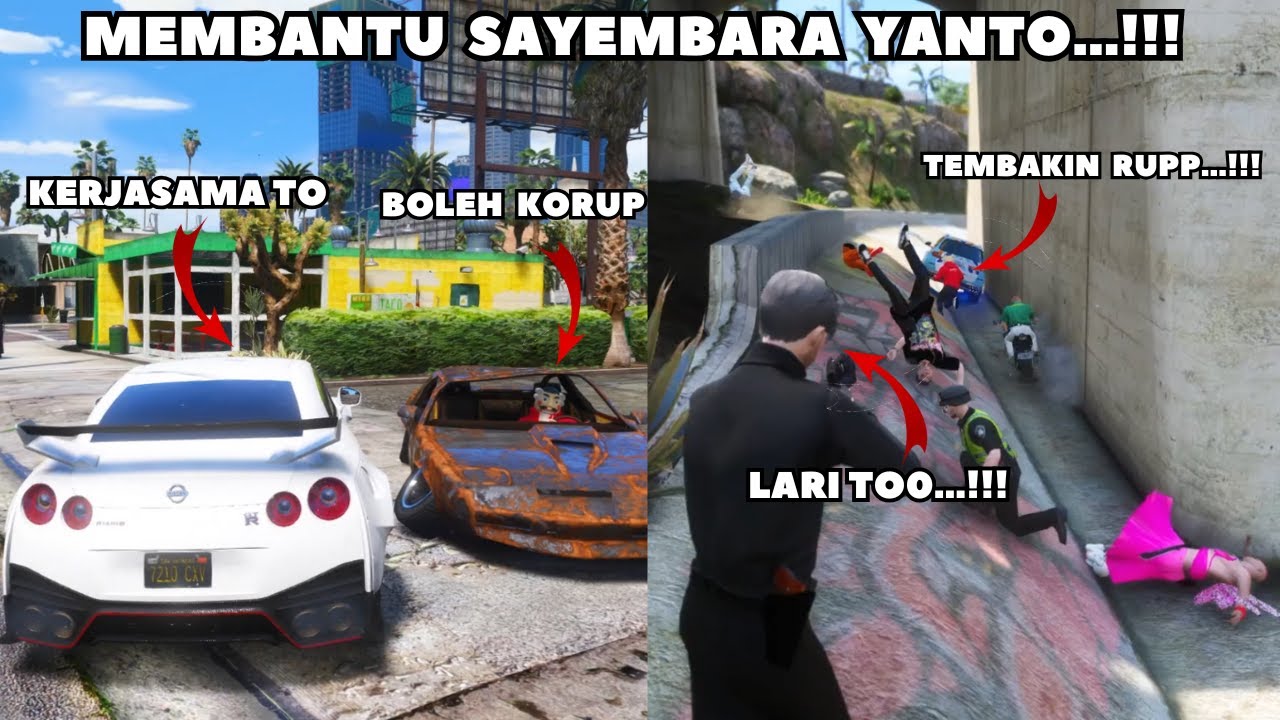 BISMA MEMBANTU SAYEMBARA YANTO...!!! - GTA V ROLEPLAY
