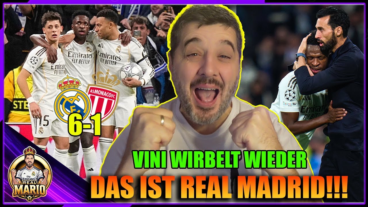 💣💥REAL MADRID ZERSTÖRT MONACO!🔥 6-1|🚨BESTE REAL LEISTUNG SEIT JAHREN⁉️🤍👑