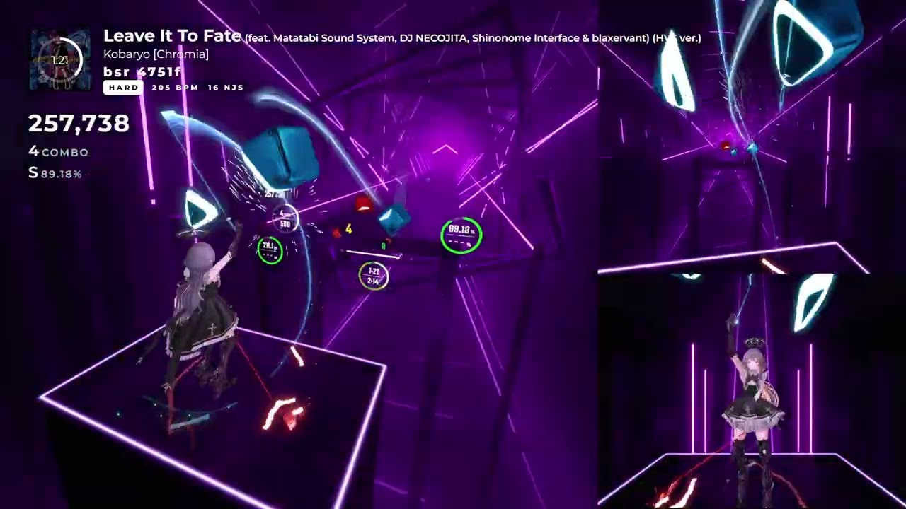 【BeatSaber】Leave it to Fate_Kobaryo【HARD】