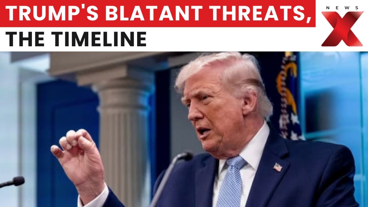 Trump Warns Iran Amid Rising Us Iran Tensions Over Middle East Security Escalation Update | NewsX