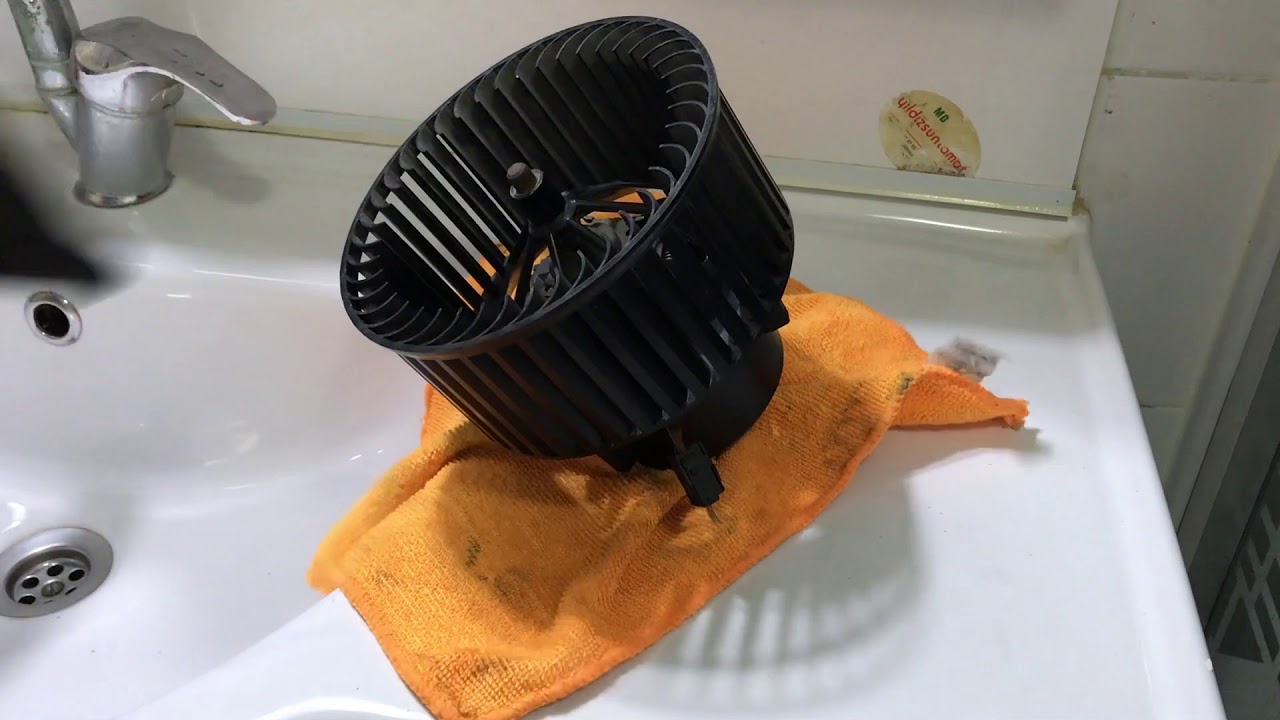 Volkswagen Kalorifer/Klima Fan Temizliği - Air Conditioning Blower Cleaning