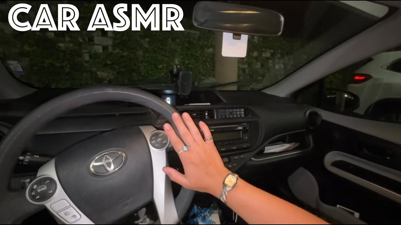 ASMR: Car Tapping, Scratching, and Cleaning 🫧🧼