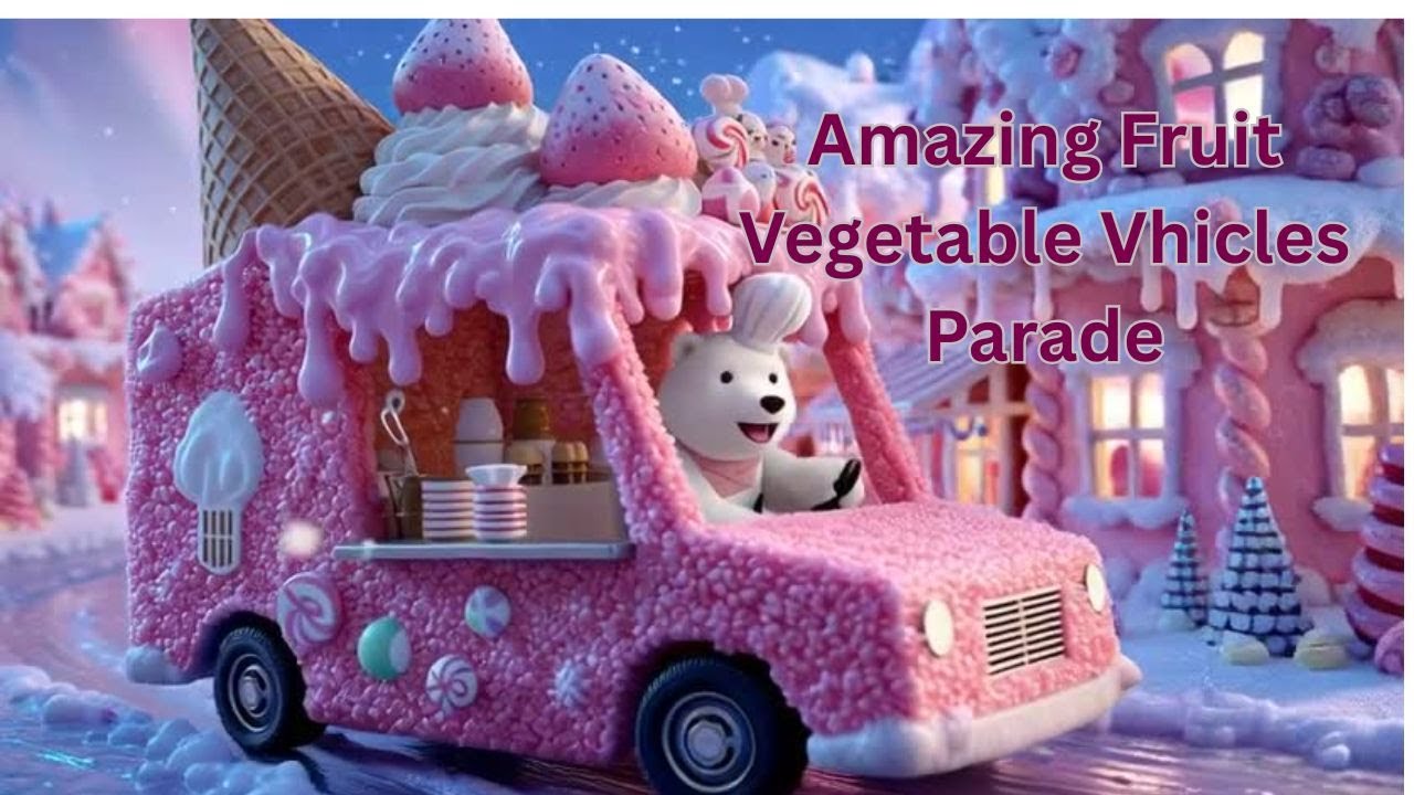 💫Amazing❤️Fruit Vegetable Vehicle👀✨Parade 